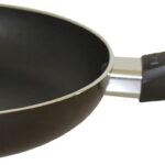 IMUSA 12in Bistro Aluminum Nonstick Fry Pan with Cool Touch Handle, Black