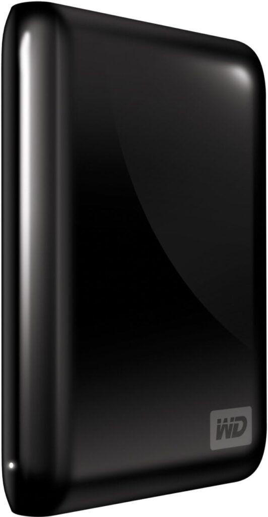 WD My Passport Essential 500 GB USB 3.0/2.0 Portable External Hard Drive (Midnight Black)