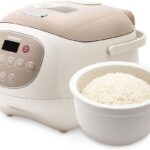 Joydeem Ceramic Rice Cooker, 6 Cups Uncooked Rice Cookers with Pure Ceramic Inner Pot, Healthy & PFOA Free, 3L/3.2 qt, DFB-C300