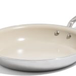 Made In Cookware – 12″ Ceramic Non Stick Frying Pan (Stainless Handle) – 5-Ply Stainless Clad with Stay-Cool Handle – Professional Cookware