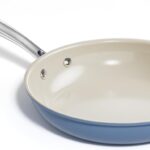 Redchef Nonstick Frying Pan Skillet, Ceramic Non-Stick Saute Pans, 9.5 inch Cooking Fry Pan with Stay Cool Handle, All Stovetops, Dishwasher/Oven Safe, PFAS-Free, Non Toxic (Blue)