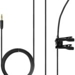 Movo ACM400 Flexible Gooseneck Omnidirectional Microphone for Motovlogging Moto Vlog Action Cam Helmet Mic – Clip on Microphone for Motorcycle Vloggers – Compatible with GoPro Media Mod