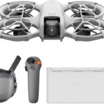 DJI Neo Motion Fly More Combo, Mini Drone with 4K UHD Camera for Adults, 135g Self Flying Drone that Follows You, Palm Takeoff, Subject Tracking, QuickShots, with RC Motion 3 and 3 Batteries
