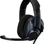 EPOS H6Pro – Closed Acoustic Gaming Headset with Mic – Lightweight Over-Ear Design – Lift-to-Mute – Compatible with Xbox, PS4, PS5 & PC – Black
