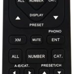 RAV29 WK67450 US Replace Audio Remote Control Compatible with Yamaha AV Receiver RX-V1800 RX-V1800BL Home Theater