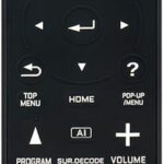 Replacement A/V Receiver Remote Control Compatible with Yamaha AVENTAGE 7.2 Channel AV Receiver RAV572 ZZ47580 RAV577 VDQ4050 RX-A4A RX-A1080 RX-A1080BL