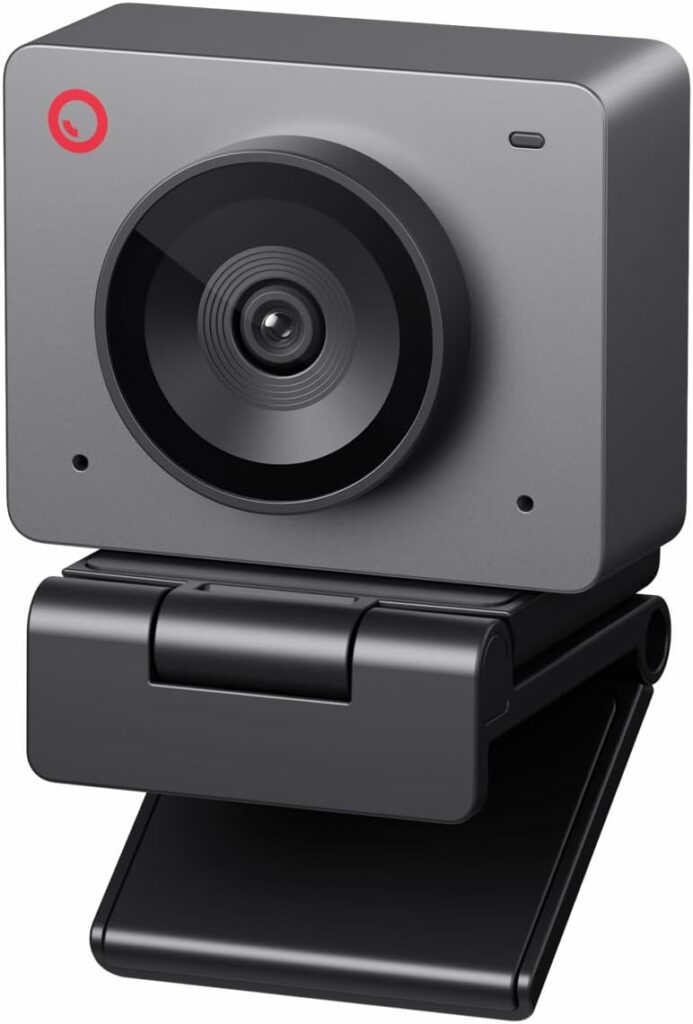 OBSBOT Meet SE 1080P 100FPS Webcam for PC, AI Framing Streaming Camera with 1/2.8″ Sensor, Beauty Mode, Gesture Control, Staggered HDR, Web Camera for Desktop Computer, Laptop, Meeting.(Space Grey)