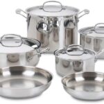 Cuisinart 77-10P1 10-Piece Chef’s-Classic-Stainless Collection, Cookware Set