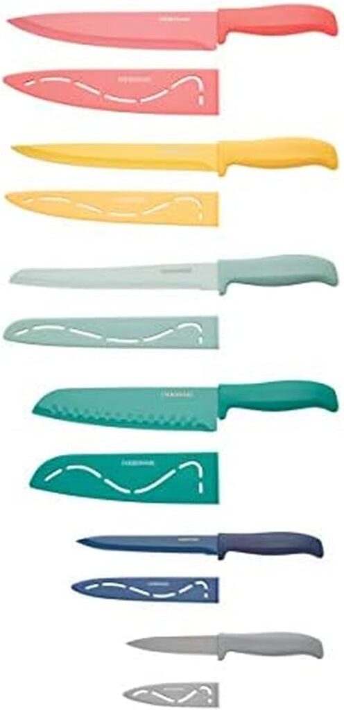 Farberware – 5272030 Farberware Resin Cutlery Set, Assorted, Pastel Cool, 12-piece