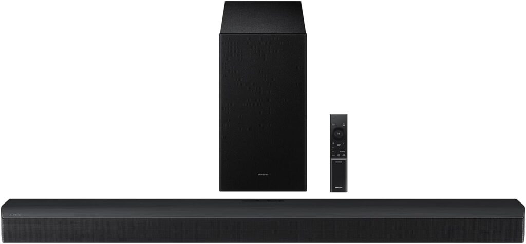 Samsung B-Series Soundbar HW-B750F 5.1 ch Subwoofer (2025 Model) Voice Enhance Mode, Q-Symphony, Adaptive Sound