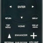 Replacement Remote RAV576 VDM8710, Remote Control Fit for Yamaha AV Receiver RX-A2A RX-A4A RX-A6A RX-A8A RX-A4ABL