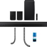 Samsung HW-Q990D 11.1.4ch Soundbar with True Dolby Atmos Sound with a Walts TV SOUNDBAR-Mount for Compatible Soundbars Under 15lb and Walts HDTV Screen Cleaner Kit (2024)