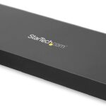 StarTech.com USB 3.0 Docking Station – 4K – HDMI / DisplayPort – with Fast Charge / Ethernet / Audio – Universal Docking Station