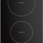 Ranein Induction Cooktop 12 Inch, Build-in 2 Burners Electric Stove Top, 9 Power Settings, Max 1800W, Sensor-Control Induction Hob with Multiple Safety Protections, Compatible with Magnetic Cookers