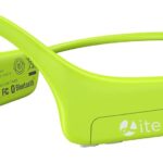 Bone Conduction Headphones Bluetooth, Open Ear Wireless Headset with Mic, Sweat Resistant Earbuds for Runnig Workout Hiking Running Fitness Walking (Green)