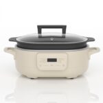 6 Quart Multi-Cooker, with 8-in-1 Casserole Programmable Slow Cooker, Dutch Oven, Pasta, Nonstick, Oven Safe Pot to 500°F Oatmeal Oatmeal