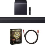 Samsung HW-Q900F/ZA Q Series Soundbar HW-Q900F 7.1.2 ch Subwoofer 2025 (Renewed) Bundle with Deco Gear 6FT HDMI 2.0 Cable and CPS Exclusive 26 Month Protection Pack (BEACH-CPS-26M1500)