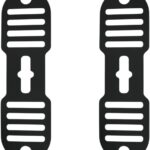 Silicone Lid Lock Strap for Crockpot Slow Cooker (6/7/8 Quart) – Universal Rubber Band Secure Lid Holder | Heat-Resistant, No-Spill Design Transport Accessories (2Black)