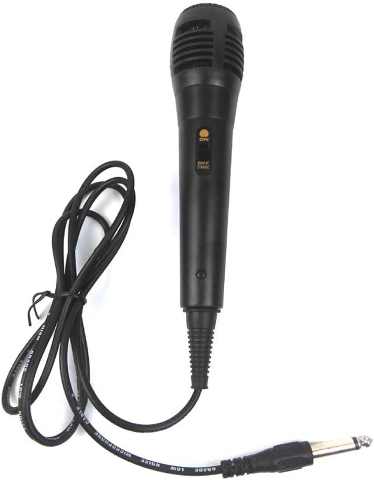 Karaoke Singing Machine Microphone System Unidirectional Dynamic Microphone with 5 Ft. Cord, XLR