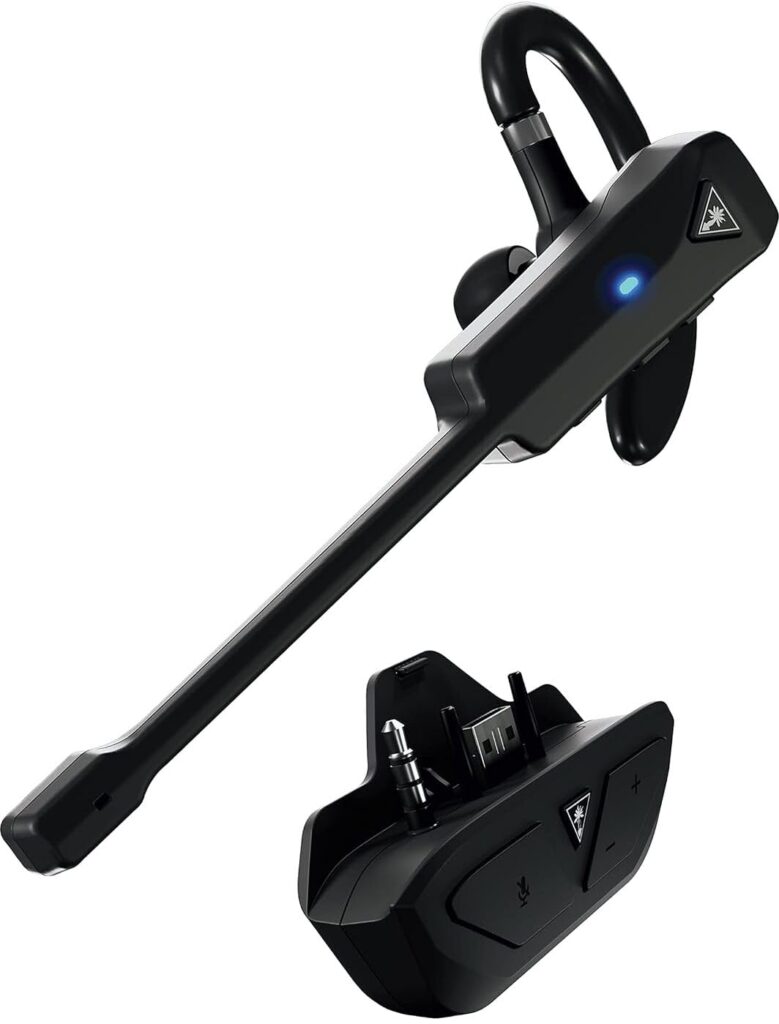 Turtle Beach Recon Air Wireless Gaming Chat Communicator for Xbox Series X/ S, Xbox One, iOS, Android, Windows 10 & 11 PCs, & Bluetooth Mobile Devices with Noise – Cancelling Mic – Black