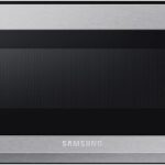 SAMSUNG 1.1 Cu Ft Smart SLIM Over the Range Microwave Oven w/ 550 CFM Hood Vent, Wi-Fi, Voice Control, LED Light Bar, Sensor Cook, 1100 Watt, ME11A7710DS/AA, Fingerprint Resistant Stainless Steel