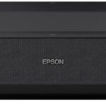 Epson EpiqVision Ultra Short Throw LS300 3LCD Smart Laser Projector, 3600 Lumens Color & White Brightness, HDR, Android TV, Yamaha Speakers, Bluetooth, Sports, Gaming, Movies & Streaming – Black