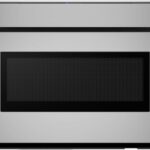 SHARP SMD2479JS Smart Microwave Drawer Oven with Easy Wave Open, 24-inch, 1.2 Cubic Feet, 950 Watt, Concealed Glass Touch Control Panel, Compatible with Alexa Certified, Stainless Steel