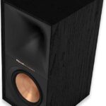 klipsch Reference Next-Generation R-50M Horn-Loaded Bookshelf Speakers with 5.25” Spun-Copper Woofers for Best-in-Class Home Theater Sound in Black