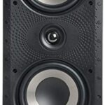 Polk Audio 265-RT 3-Way in-Wall Speaker – The Vanishing Series | Easily Fits in Ceiling/Wall | High-Performance Audio – Use in Front, Rear or as Surrounds | with Power Port & Paintable Grille – Black