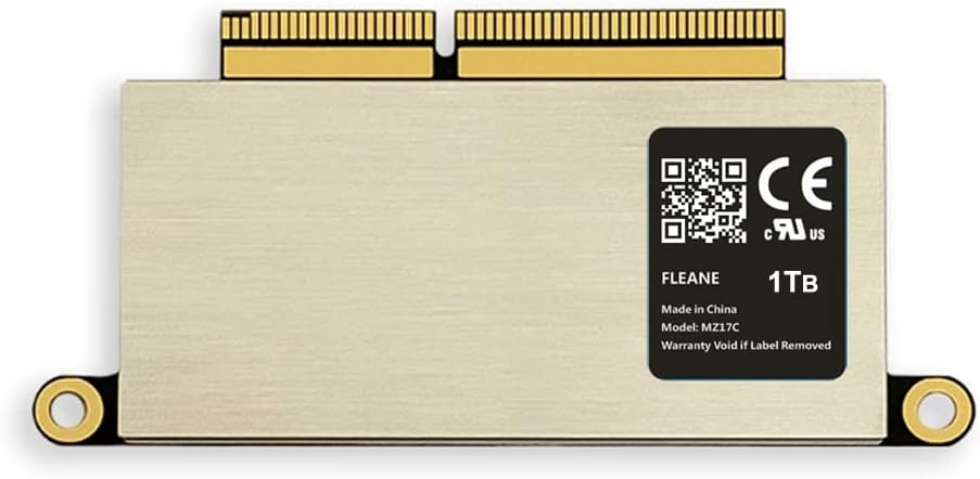 1TB 1024GB MZ17C PCIe NVMe SSD Compatible with MacBook Pro Retina A1708 2016-2017, Included DIY Tools (1TB)