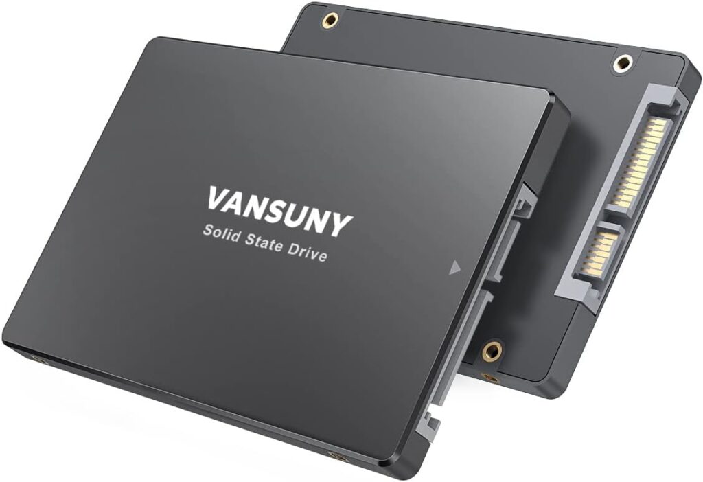 Vansuny 256GB SATA III SSD Internal Solid State Drive 2.5” Internal Drive Advanced 3D NAND Flash Up to 500MB/s SSD Hard Drive for PC Laptop