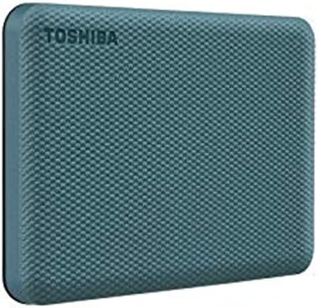Toshiba Canvio Advance 2TB Portable External Hard Drive USB 3.0, Green – HDTCA20XG3AA