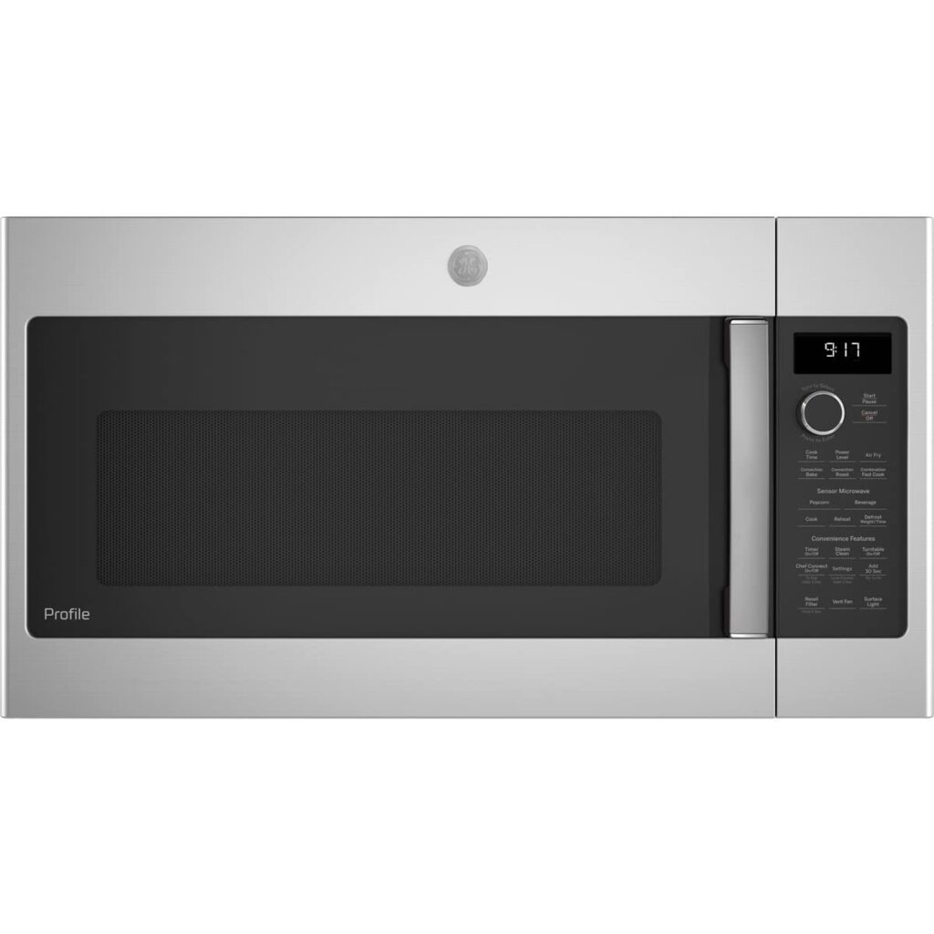 GE Profile 1.7 cu. ft. Over The Range Microwave in Stainless Steel with Air Fry PVM9179SRSS