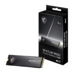 MSI SPATIUM M560 PCIe 5.0 NVMe M.2 2TB Internal Gaming SSD up to 10300MB/s 3D NAND