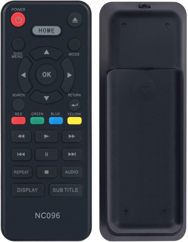 New NC096 NC096UL Replacement Remote Control fit for Magnavox MBP6700P 4K Ultra HD Blu-ray Player MBP6700/F7 MBP6700F7 MBP6700PF7