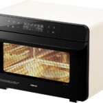 ROABM 13-in-1 Toaster Oven Air Fryer Combo R-BOX White, 23QT Countertop Convection Steam Oven, Rapid Steam, Bake, Air Fry, Broil, Dehydrate, Defrost, Ferment, Steam Self-Clean, Touchscreen Control