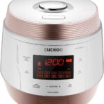 5QT Cuckoo Electric Pressure Cooker with 10 Menu Options and Stainless Steel Pot, GOLD / WHITE
