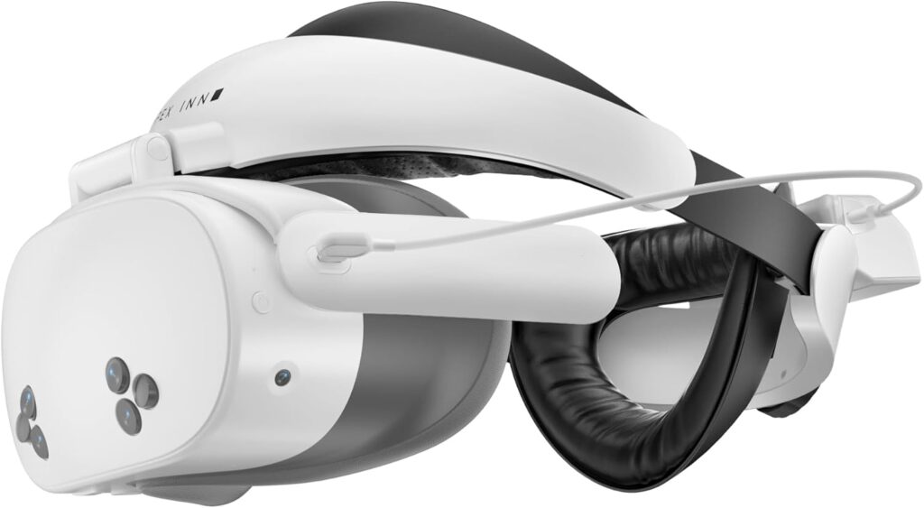 F1 Flip Battery Head Strap for Meta Quest 3S, Rechargeable VR Halo Strap, Magnetic Battery Pack, Adjustable & Comfort Strap for Oculus Quest 3s