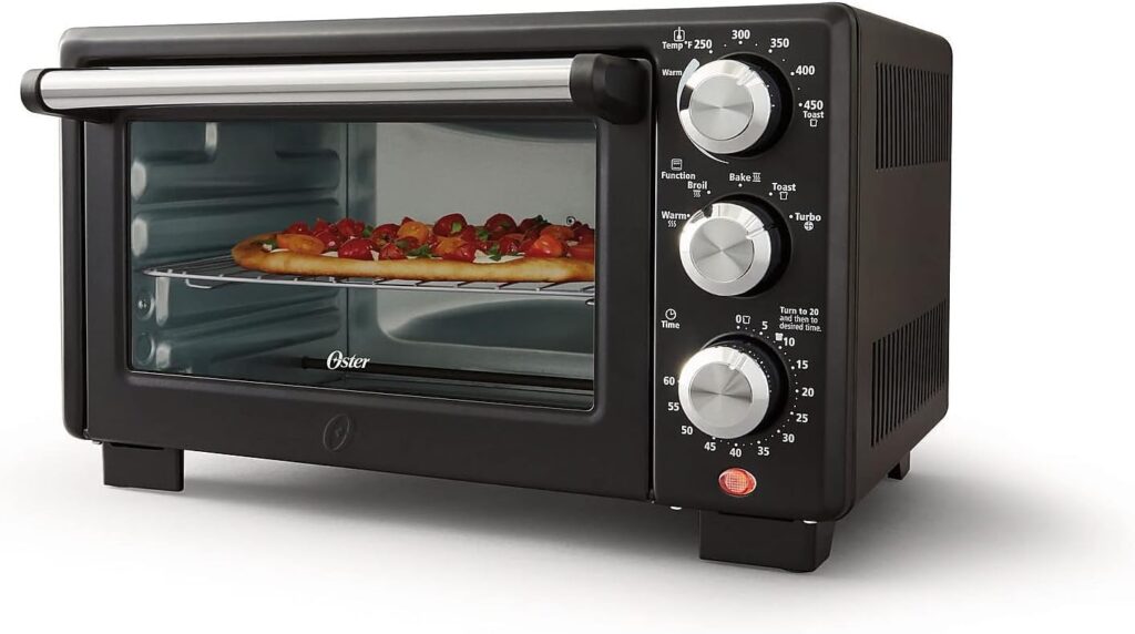 Convection 4-Slice Toaster Oven, Matte Black, Convection Oven and Countertop Oven