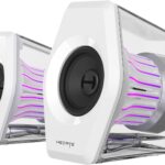 Edifier G2000 Pro Bluetooth Computer Speakers with 7.1 Virtual Surround Sound, RGB Lighting, USB & Aux Input – Ideal Gaming Desk Accessories for PC, PS5, Game Console (White)