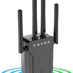 WiFi to Ethernet Adapter Wireless Bridge – AC1200 5G/2.4G Dual Band Wireless Ethernet Adapter LAN Rj45 Port Convert Wired Device to WiFi to Wired ethernet for Printer