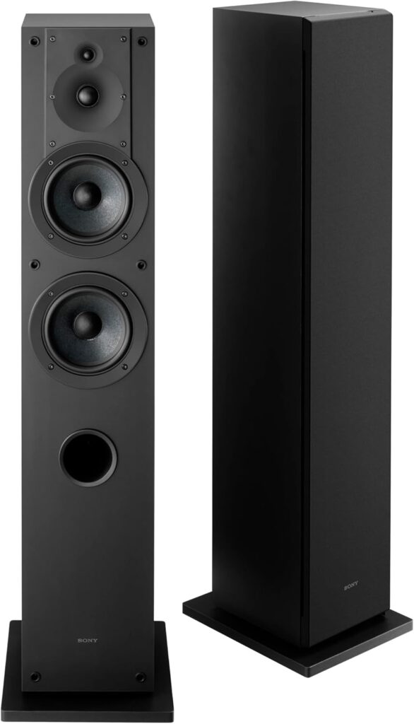 Sony CS Speaker, SS-CS3M2 3-Way 4-Driver Hi-res Floorstanding Speaker (Single), 2025 Model