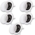 Acoustic Audio CS-IC63 in Ceiling 6.5″ Home Theater 5 Speaker Set 3 Way 1500 Watt CS-IC63-5S