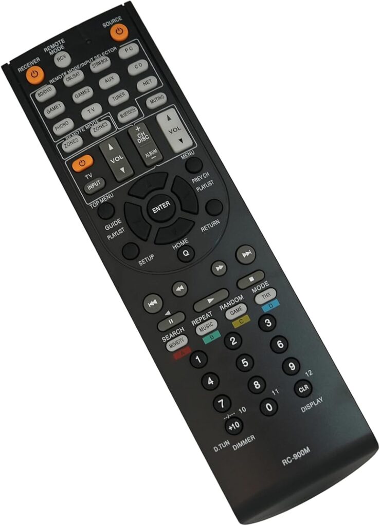 Replacement Remote Control Compatible for Onkyo RC-880M TX-NR636 HT-RC660 HT-S7700 HT-R693 TX-NR838 TX-NR737 Integra 24140881 RC-881M DTR-30.6 7.2-Channel Network A/V Receiver