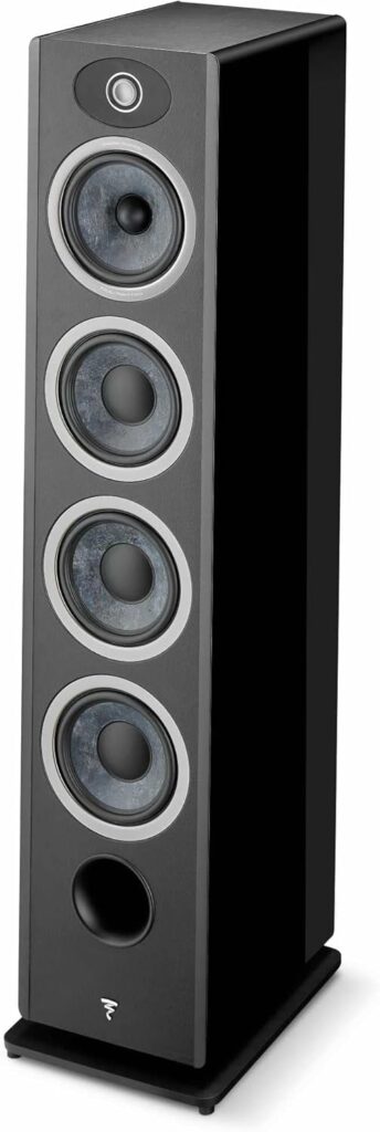 Focal Vestia No3 Slender 3-Way Floorstanding Loudspeaker Finished in Black – Sold Individually