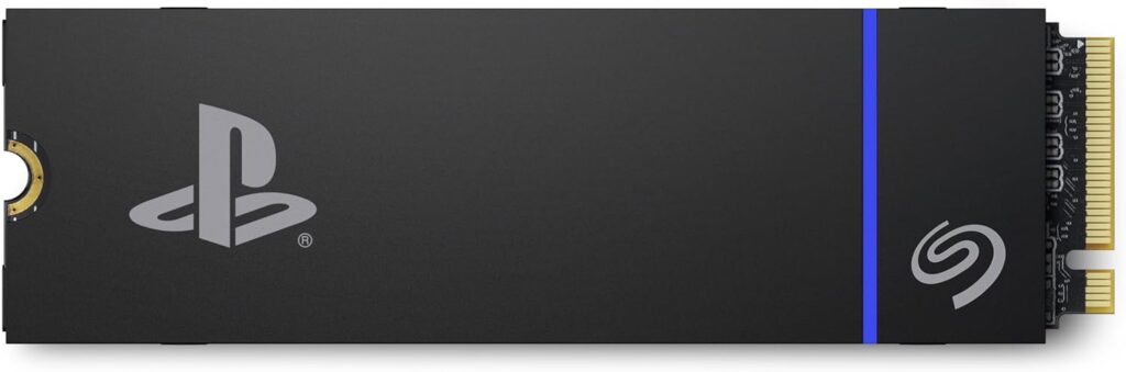Seagate Game Drive PS5 NVMe SSD for PS5 1TB Internal Solid State Drive – PCIe Gen4 NVMe 1.4, Officially Licensed, Up to 7300MB/s with Heatsink (ZP1000GP3A1011)