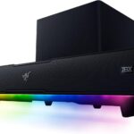 Razer Leviathan V2: Multi-Driver PC Gaming Soundbar with Subwoofer – THX Spatial Audio – Compact Design – Chroma RGB – Bluetooth 5.2 – for Desktop/Laptop, Smartphones, Tablets & Nintendo Switch