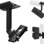 (2 Pack) Adjustable Speaker Wall Mount for Bose Cube Speaker, Ceiling & Wall Mount for Bose UB-20, UB-20 Series II, WB-50 II, Lifestyle, Soundtouch Series, Cinemate, Acoustimass Series Black