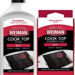 Weiman Ceramic and Glass Cooktop Cleaner – Heavy Duty Cleaner and Polish (10 Ounce Bottle and 3 Scrubbing Pads)