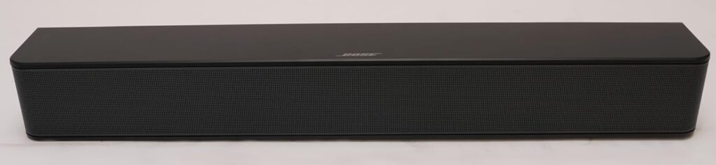 Bose Solo Series II 3-Inch Soundbar with Two Angled Full-Range Drivers, Built-In Dolby, and Front LED Lights (Black) (Renewed)